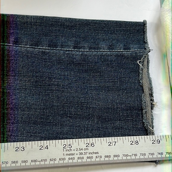 LIMITED edition Gap Jeans mid-tone blue distressed - Picture 4 of 12